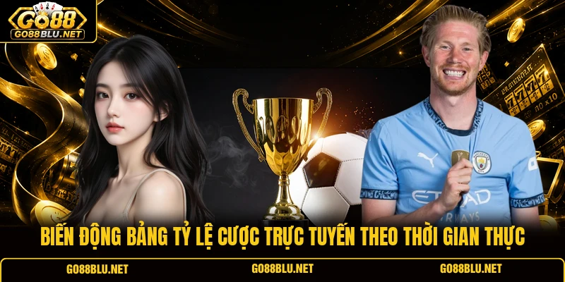 Biến động bảng tỷ lệ cược trực tuyến theo thời gian thực