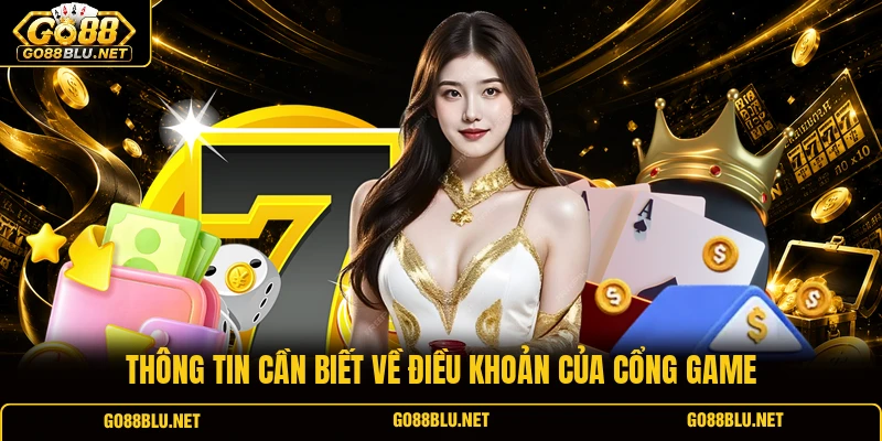 Thông tin cần biết về điều khoản của cổng game