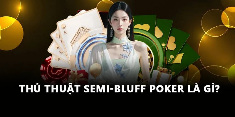 Thủ thuật semi-bluff poker là gì?